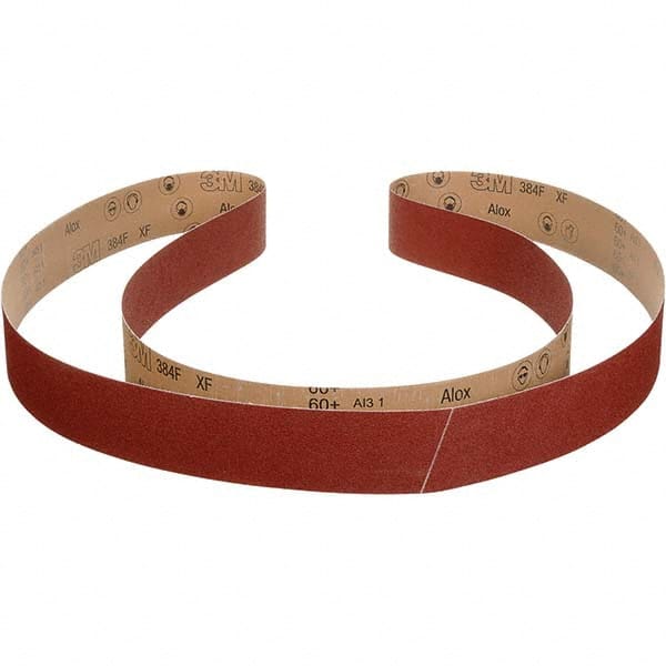 Abrasive Belt: 3/4″ Width, 36 Grit, Aluminum Oxide Coated, XF Weighted, Series 384F