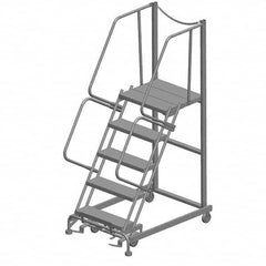 Ballymore - Rolling & Wall Mounted Ladders & Platforms Type: Rolling Warehouse Ladder Style: Rolling Safety Ladder - Eagle Tool & Supply