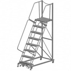 Ballymore - Rolling & Wall Mounted Ladders & Platforms Type: Rolling Warehouse Ladder Style: Rolling Safety Ladder - Eagle Tool & Supply