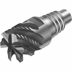 Sandvik Coromant - Square End Mill Heads Mill Diameter (Inch): 3/8 Mill Diameter (Decimal Inch): 0.3750 - Eagle Tool & Supply