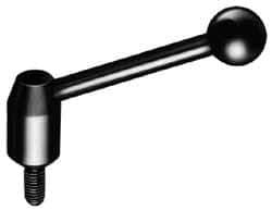 J.W. Winco - 1/2-13, Steel Threaded Stud Adjustable Clamping Handle - 4.88" OAL, 2.17" High - Eagle Tool & Supply