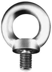 Value Collection - Steel, M36x4.00 Thread, Fixed Lifting Eye Bolt - Fully Threaded, 54mm Shank, 54mm Thread Length, Shoulder - Eagle Tool & Supply