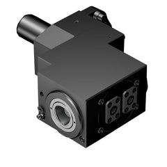 Modular Lathe Adapter/Mount: Neutral Cut, C4 Modular Connection Through Coolant, Series Cx-DNI-MZ..V-DTE