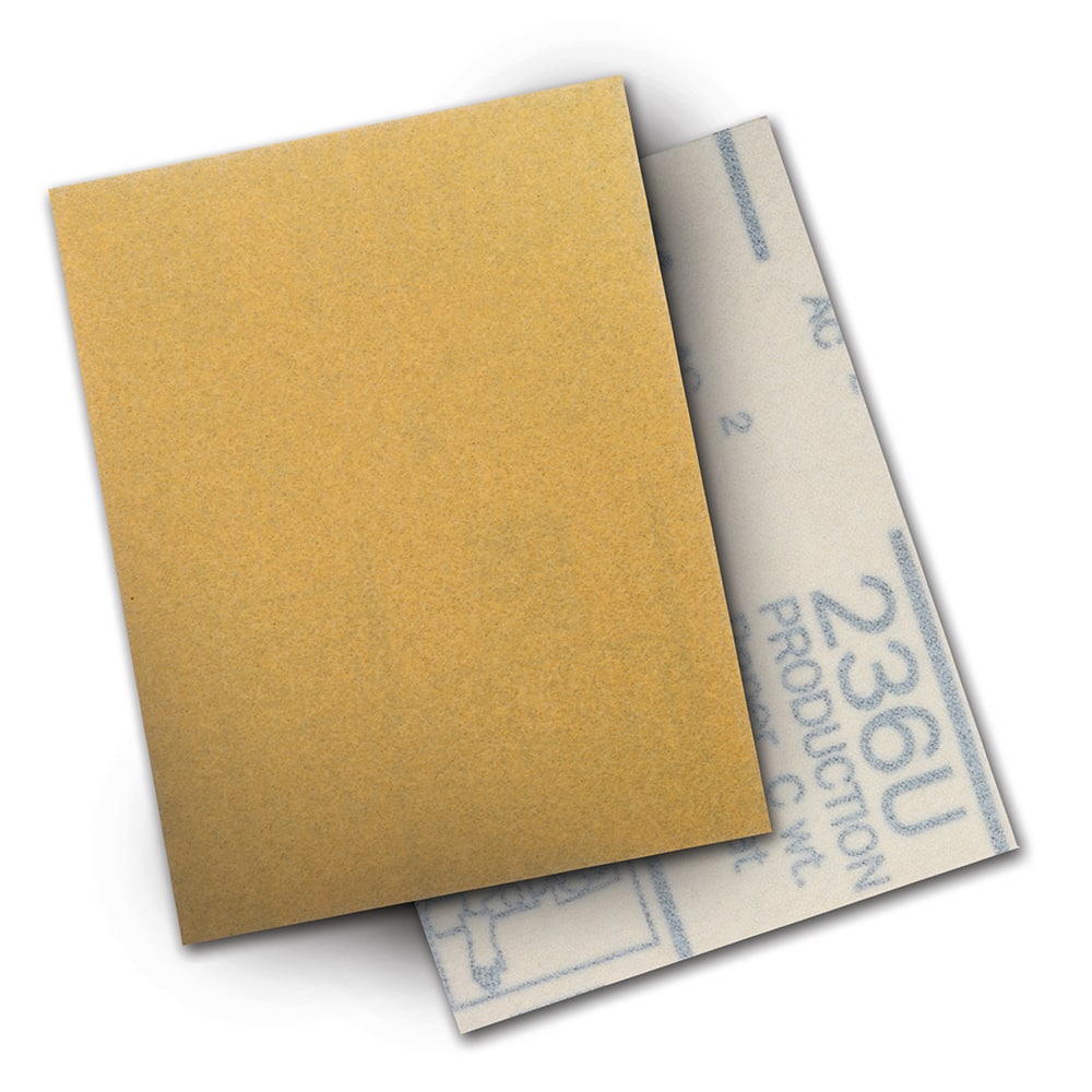 Sanding Sheet: 4″ Width, 3″ OAL, Aluminum Oxide