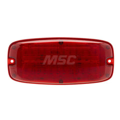 Emergency Light Assemblies; Type: Flashing Led Warning; Flash Rate: Variable; Flash Rate (FPM): 13; Mount: Surface; Color: Red; Power Source: 12 Volt DC