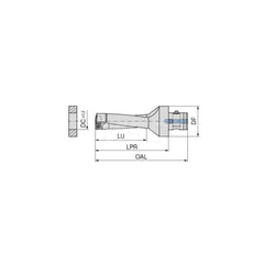 Indexable Insert Drills; Drill Style: KUBQ; Drill Diameter (Decimal Inch): 0.9843; Drill Diameter (mm): 25.00; Maximum Drill Depth (mm): 75.00; Shank Type: Modular Connection; Shank Diameter (mm): 28.00; Drill Diameter Range (Decimal Inch): 0.7500 to 1.00