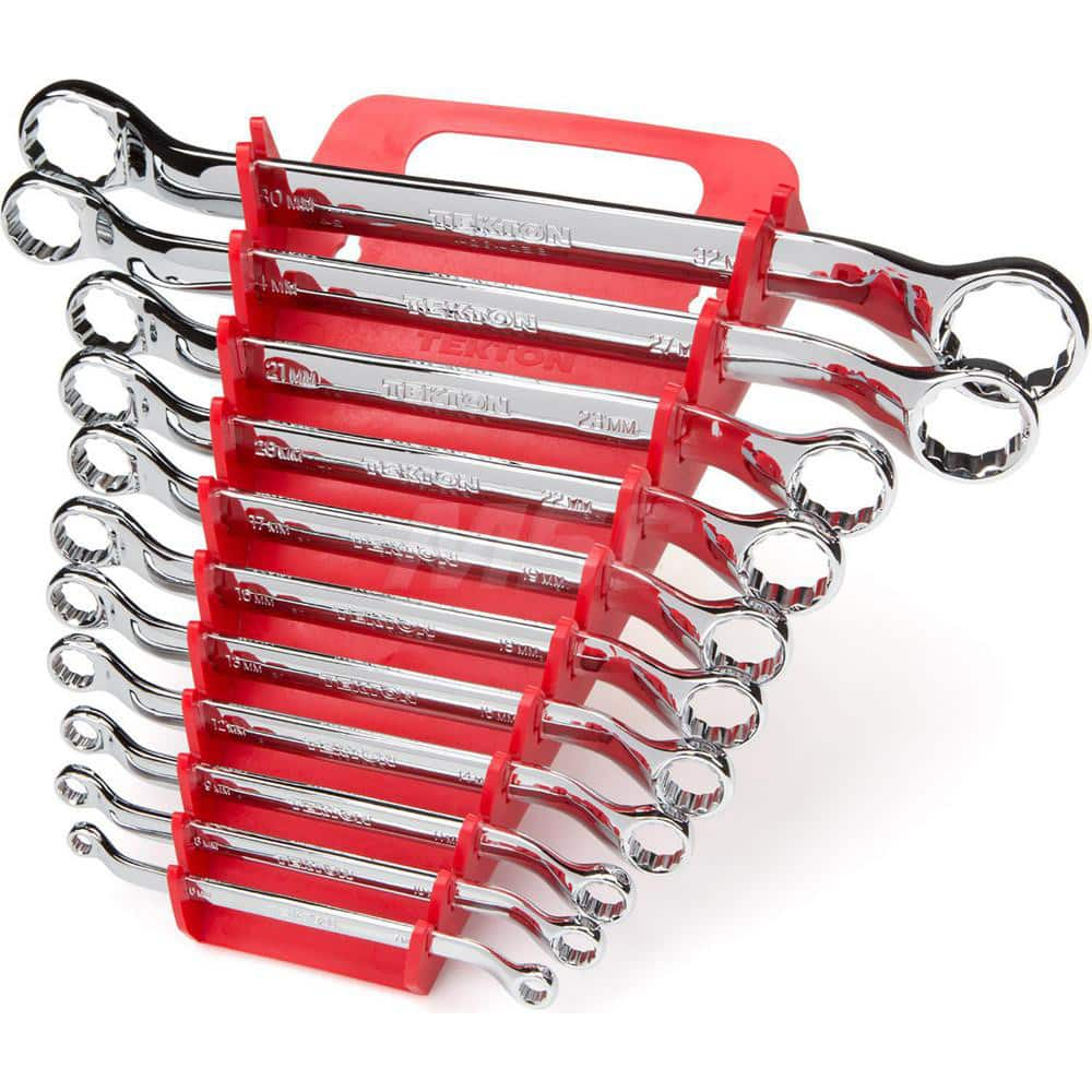 Wrench Set: 11 Pc, Metric Chrome-Plated