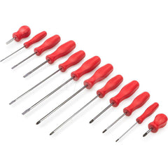 Screwdriver Set: 12 Pc, Phillips & Slotted