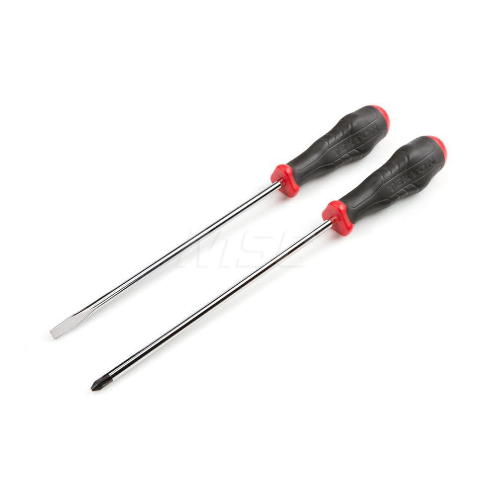 Screwdriver Set: 2 Pc, Phillips & Slotted