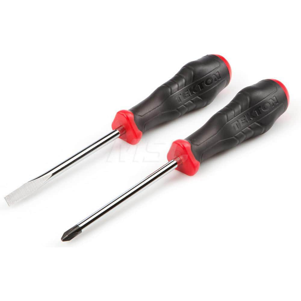 Screwdriver Set: 2 Pc, Phillips & Slotted