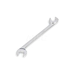 Open End Wrench: Angled & Open End Head, 11 mm Chrome Moly Finish