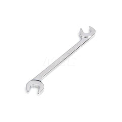 Open End Wrench: Angled & Open End Head, 12 mm Chrome Moly Finish