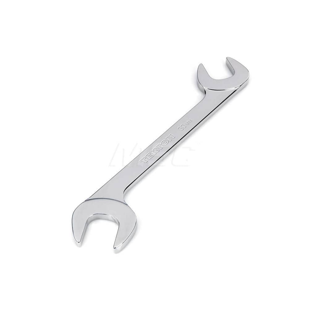 Open End Wrench: Angled & Open End Head, 30 mm Chrome Moly Finish