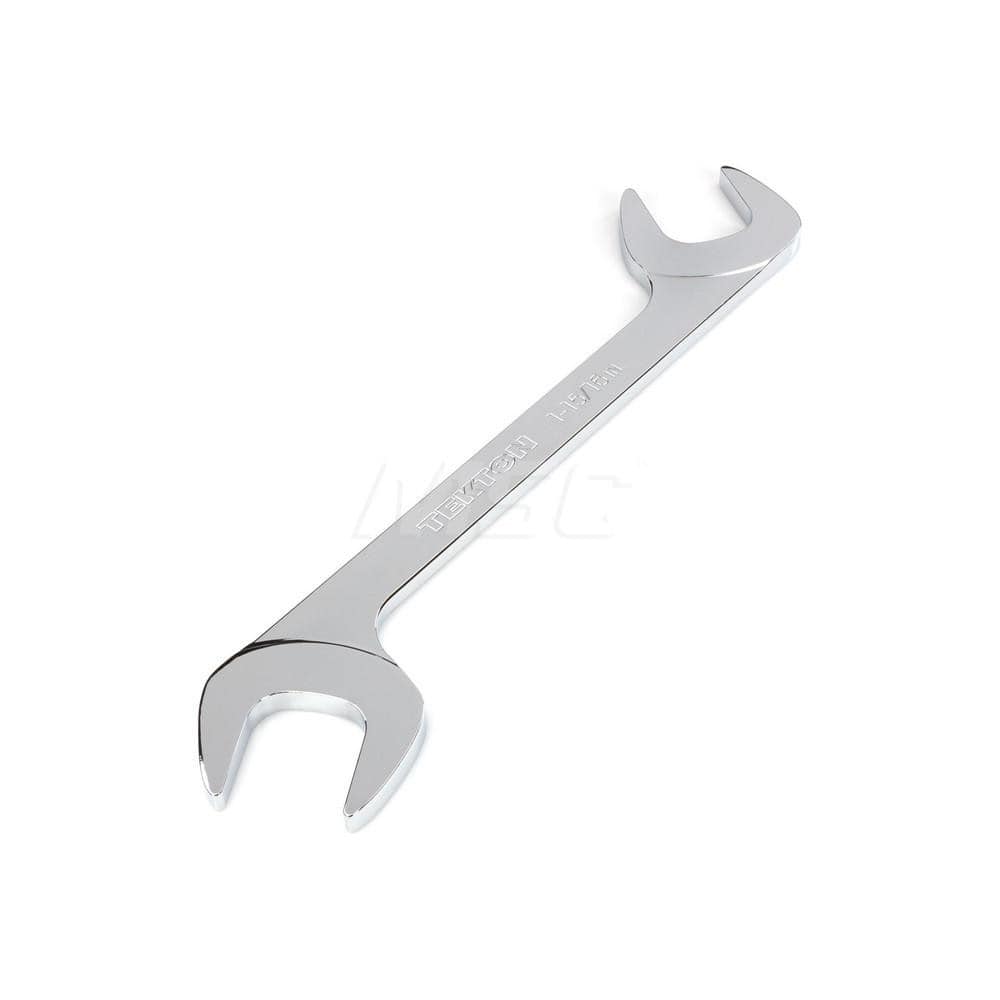 Open End Wrench: Angled & Open End Head, 1-15/16″ Chrome Moly Finish