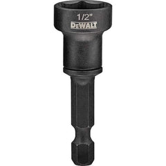 DeWALT - Power & Impact Screwdriver Bits & Holders Bit Type: Magnetic Nut Driver Hex Size (Inch): 1/2 - Eagle Tool & Supply