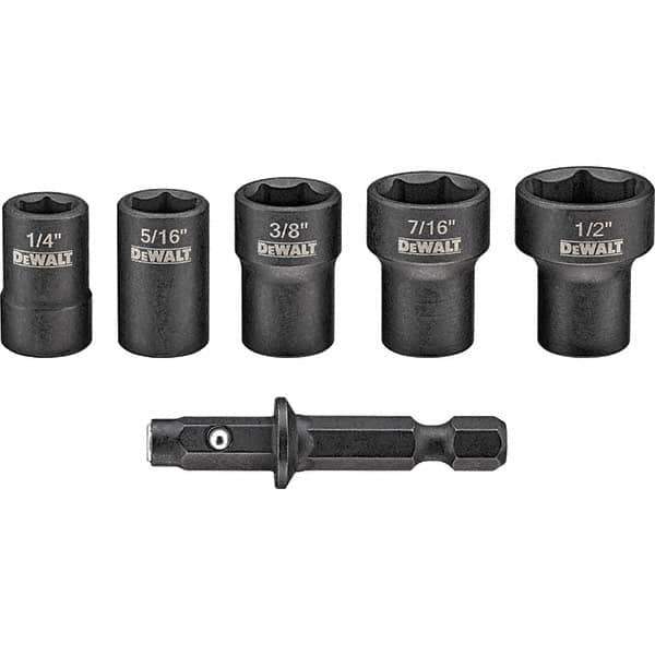 DeWALT - Power & Impact Screwdriver Bit Sets Point Type: Hex Tool Type: Hex - Eagle Tool & Supply