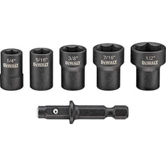 DeWALT - Power & Impact Screwdriver Bit Sets Point Type: Hex Tool Type: Hex - Eagle Tool & Supply