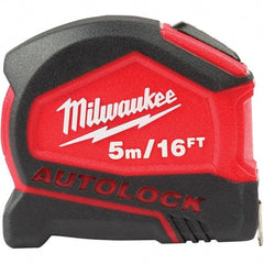 Milwaukee Tool - Tape Measures Length (Feet): 16.00 Width (mm): 27.00 - Eagle Tool & Supply