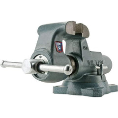 Wilton - Bench Vises Jaw Width (Inch): 6 Jaw Opening Capacity (Inch): 10 - Eagle Tool & Supply