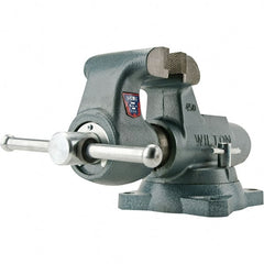 Wilton - Bench Vises Jaw Width (Inch): 4 Jaw Opening Capacity (Inch): 6-1/2 - Eagle Tool & Supply