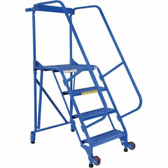 Vestil - 70" High 350 Lb Capacity 4 Step Ladder - Eagle Tool & Supply