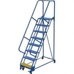 Vestil - 110" High 350 Lb Capacity 8 Step Ladder - Eagle Tool & Supply