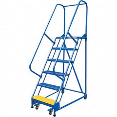 Vestil - 90" High 350 Lb Capacity 6 Step Ladder - Eagle Tool & Supply
