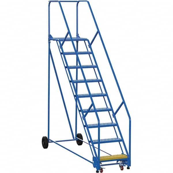 Vestil - 120" High 350 Lb Capacity 9 Step Ladder - Eagle Tool & Supply