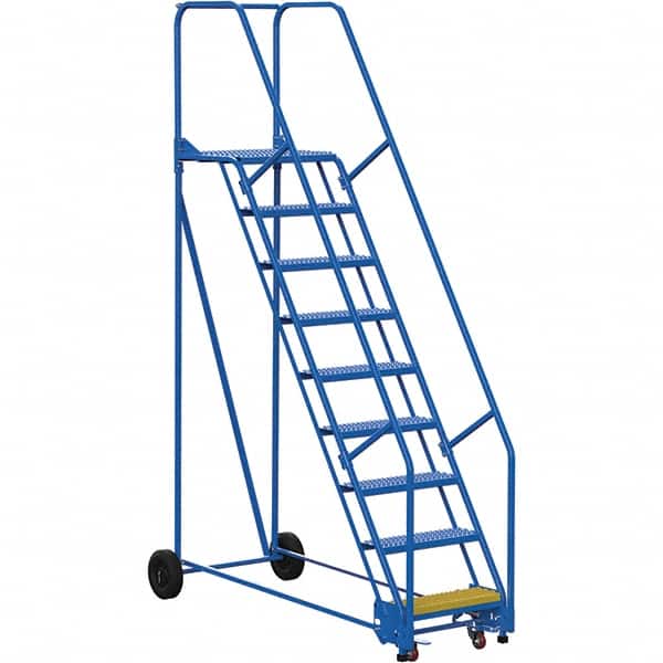 Vestil - 120" High 350 Lb Capacity 9 Step Ladder - Eagle Tool & Supply