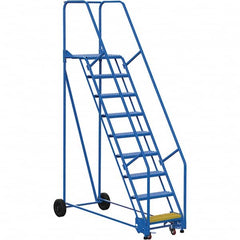 Vestil - 120" High 350 Lb Capacity 9 Step Ladder - Eagle Tool & Supply