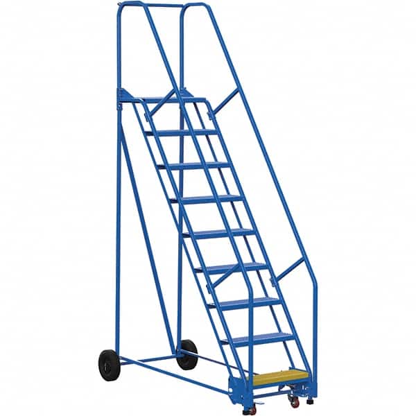Vestil - 120" High 350 Lb Capacity 9 Step Ladder - Eagle Tool & Supply