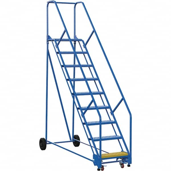 Vestil - 120" High 350 Lb Capacity 9 Step Ladder - Eagle Tool & Supply