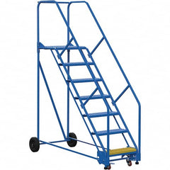 Vestil - 100" High 350 Lb Capacity 7 Step Ladder - Eagle Tool & Supply