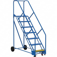 Vestil - 100" High 350 Lb Capacity 7 Step Ladder - Eagle Tool & Supply