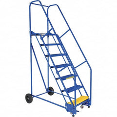 Vestil - 100" High 350 Lb Capacity 7 Step Ladder - Eagle Tool & Supply