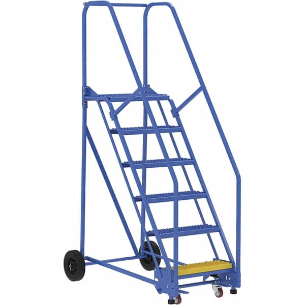 Vestil - 90" High 350 Lb Capacity 6 Step Ladder - Eagle Tool & Supply