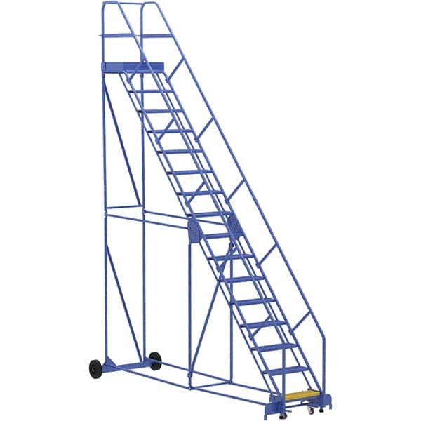 Vestil - 196" High 350 Lb Capacity 16 Step Ladder - Eagle Tool & Supply
