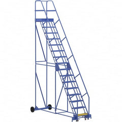 Vestil - 196" High 350 Lb Capacity 16 Step Ladder - Eagle Tool & Supply