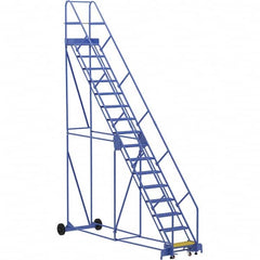 Vestil - 196" High 350 Lb Capacity 16 Step Ladder - Eagle Tool & Supply