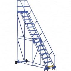 Vestil - 186" High 350 Lb Capacity 15 Step Ladder - Eagle Tool & Supply