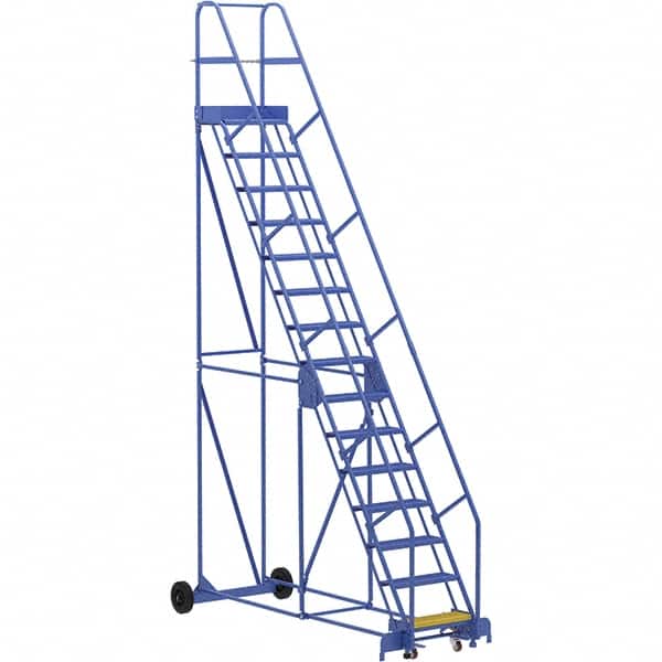 Vestil - 186" High 350 Lb Capacity 15 Step Ladder - Eagle Tool & Supply