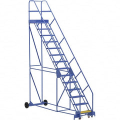 Vestil - 176" High 350 Lb Capacity 14 Step Ladder - Eagle Tool & Supply