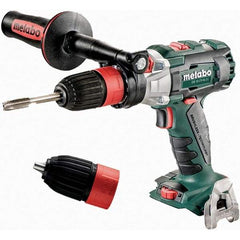 Metabo - 18 Volt 1/2" Chuck Pistol Grip Handle Cordless Drill - 600/2050 RPM, Keyless Chuck, Reversible, Lithium-Ion Batteries Not Included - Eagle Tool & Supply