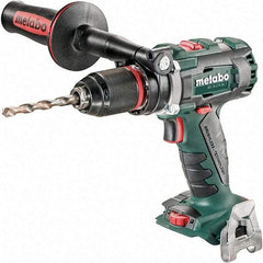 Metabo - 18 Volt 1/2" Chuck Pistol Grip Handle Cordless Drill - 500/1850 RPM, Keyless Chuck, Reversible, Lithium-Ion Batteries Not Included - Eagle Tool & Supply