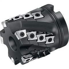 Walter - 2" Cut Diam, 1" Arbor Hole Diam, Indexable Square-Shoulder Face Mill - Eagle Tool & Supply