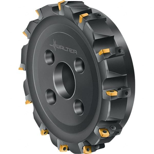 Walter - 125mm Cut Diam, 40mm Arbor Hole Diam, Indexable Square-Shoulder Face Mill - Eagle Tool & Supply