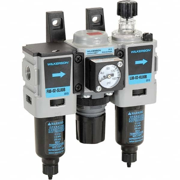 Wilkerson - Filter, Regulator & Lubricator (FRL) Units Configuration: 3 Pc. Filter-Regulator-Lubricator Body Type: Miniature - Eagle Tool & Supply