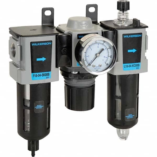 Wilkerson - Filter, Regulator & Lubricator (FRL) Units Configuration: 3 Pc. Filter-Regulator-Lubricator Body Type: Compact - Eagle Tool & Supply