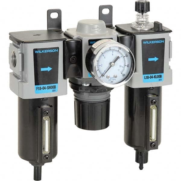 Wilkerson - Filter, Regulator & Lubricator (FRL) Units Configuration: 3 Pc. Filter-Regulator-Lubricator Body Type: Compact - Eagle Tool & Supply