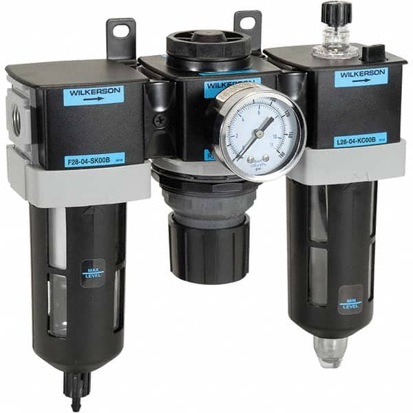 Wilkerson - Filter, Regulator & Lubricator (FRL) Units Configuration: 3 Pc. Filter-Regulator-Lubricator Body Type: Standard - Eagle Tool & Supply